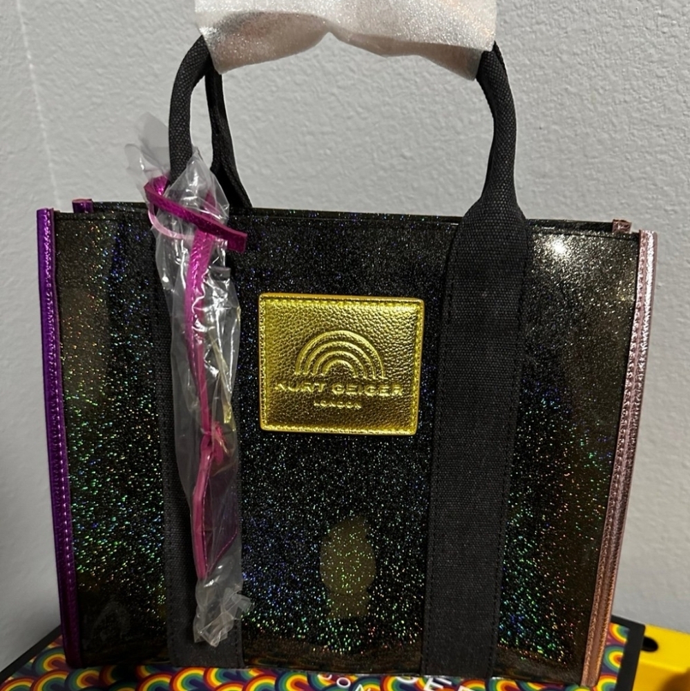 Kurt Geiger Southbank vinyl tote bag